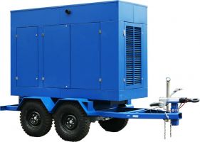 АД-250С-Т400-1РПМ9 на прицепе